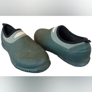 The Original Muck Boot Company Green Muckster Low Slip On Waterproof Shoes 7/7.5